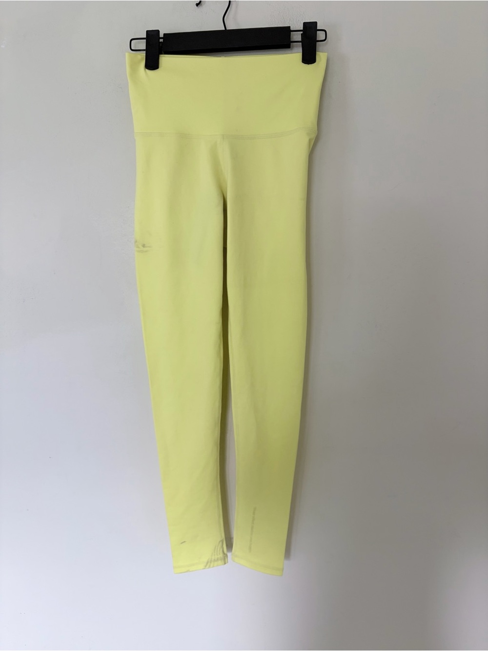 NWT $94 Terez lemon yellow leggings XS READ